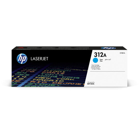 HP Cartouche Laser Originale Cyan (2 700 pages)  - 312A - CF381A