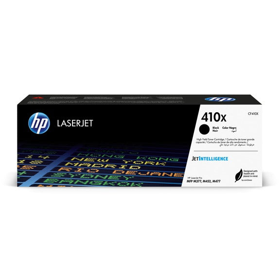 HP Cartouche Laser Originale Noire (6 500 pages)  - 410X - CF410X