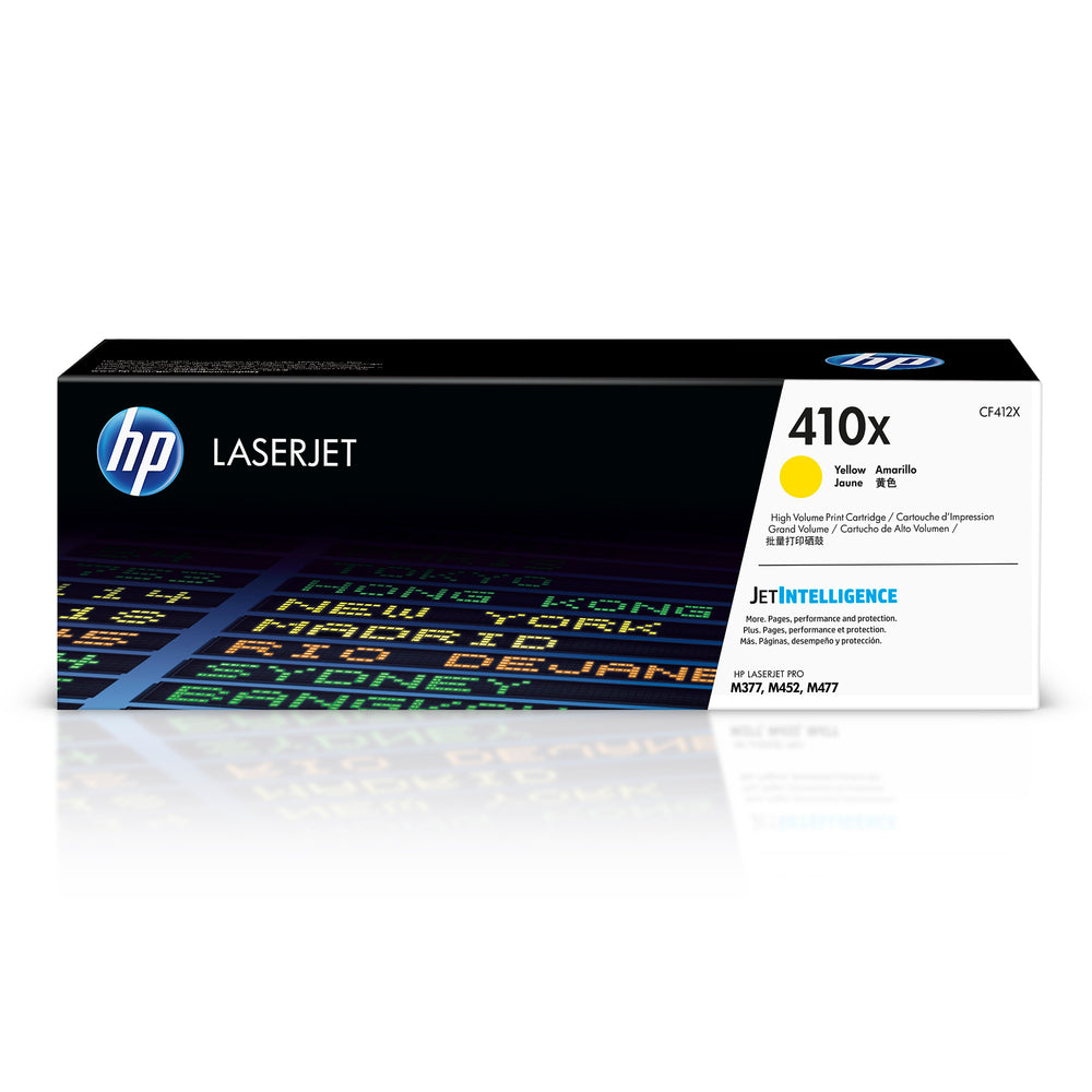 HP Cartouche Laser Originale Jaune (5 000 pages)  - 410X - CF412X