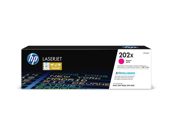 HP Cartouche Laser Originale Magenta (2 500 pages)  - 202X - CF503X