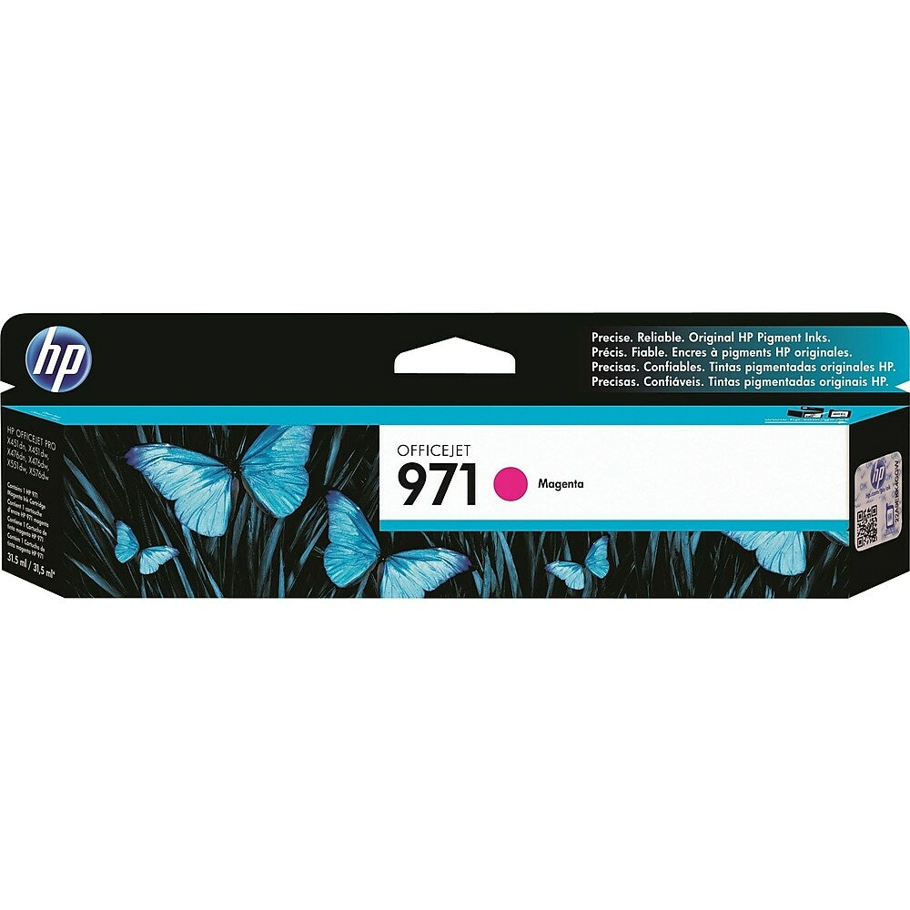HP Cartouche Jet d'encre Originale Magenta (2 500 pages)  - 971 - CN623AM