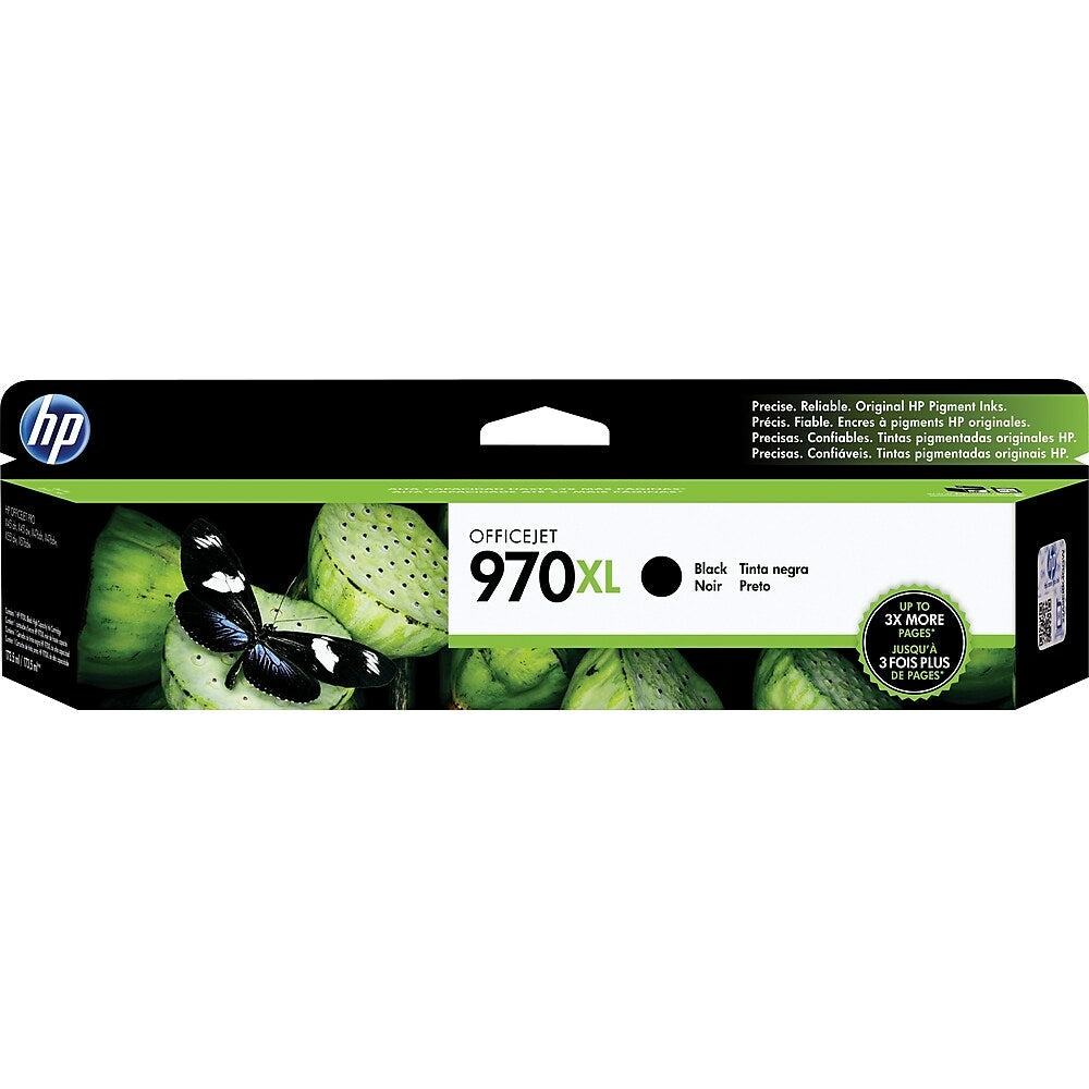HP Cartouche Jet d'encre Originale Noire (9 200 pages)  - 970XL - CN625AM
