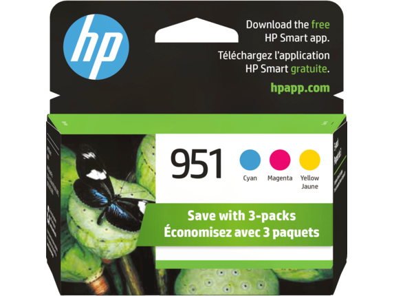 HP Cartouche Jet d'encre Originale CMY (700 pages)  - 951 - CR314FN