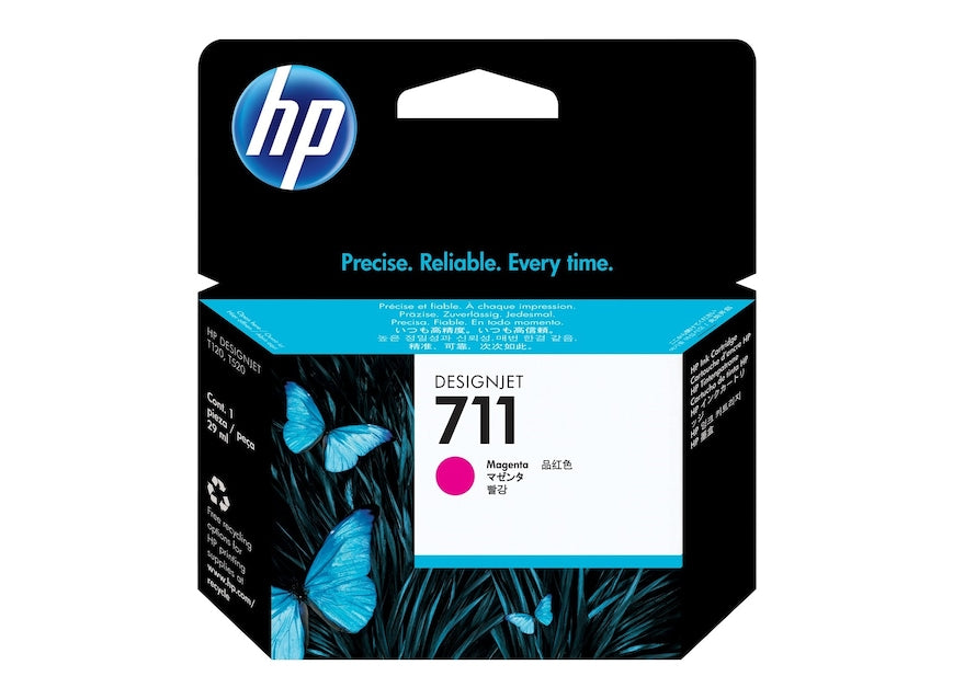HP Cartouche Jet d'encre Originale Magenta 29 ml  - 711 - CZ131A