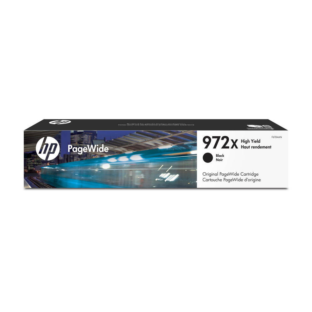HP Cartouche Jet d'encre Originale Noire (10 000 pages)  - 972X - F6T84AN