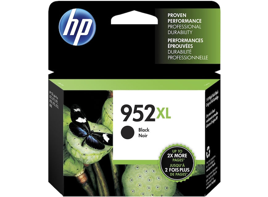 HP Cartouche Jet d'encre Originale Noire (2 000 pages)  - 952XL - F6U19AN