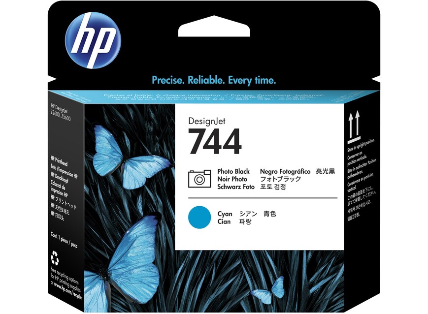 HP Tête d'impression Jet d'encre Originale Noire, et, cyan - F9J86A