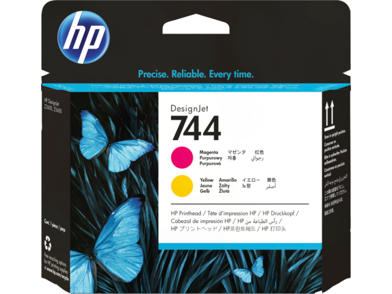 HP Tête d'impression Jet d'encre Originale Magenta, et, jaune - F9J87A