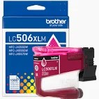 LC506XLMS - Cartouche jet d'encre originale Brother Magenta (1 500 pages)