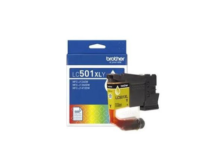 LC501XLYS - Cartouche jet d'encre originale Brother Jaune (500 pages)