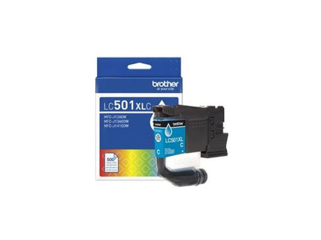 LC501XLCS - Cartouche jet d'encre originale Brother Cyan (500 pages)
