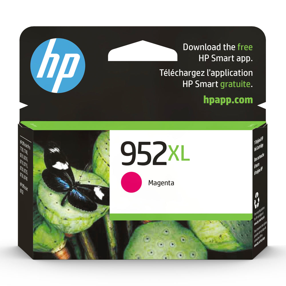 HP Cartouche Jet d'encre Originale Magenta (1 600 pages)  - 952XL - L0S64AN