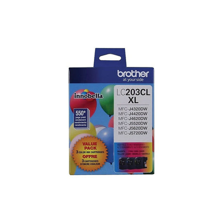 BROTHER Cartouche Jet d'encre Originale CMY (550 pages) - LC2033PKS