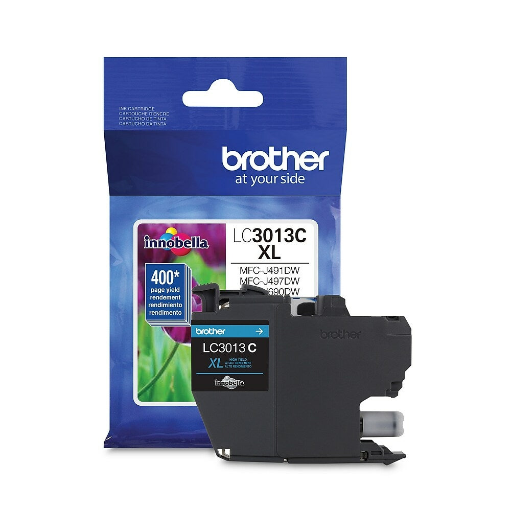 BROTHER Cartouche Jet d'encre Originale Cyan (400 pages) - LC3013CS