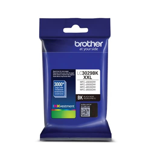 BROTHER Cartouche Jet d'encre Originale Noire (3 000 pages) - LC3029BKS