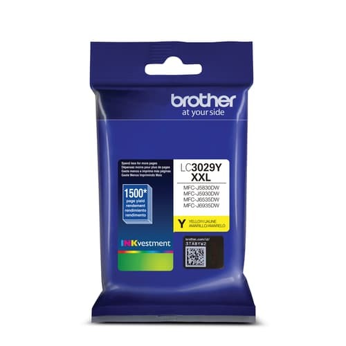 BROTHER Cartouche Jet d'encre Originale Jaune (1 500 pages) - LC3029YS