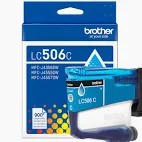 LC506CS - Cartouche jet d'encre originale Brother Cyan (900 pages)