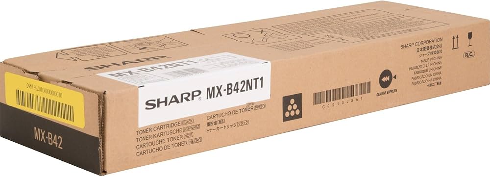 SHARP Cartouche Laser Originale Noire (20 000 pages)  - B42NT1 - MXB42NT1