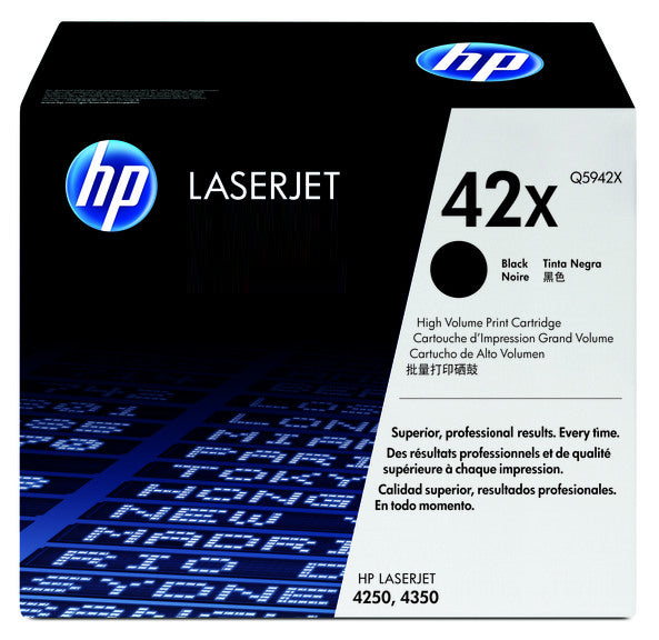HP Cartouche Laser Originale Noire (20 000 pages)  - 42X - Q5942X