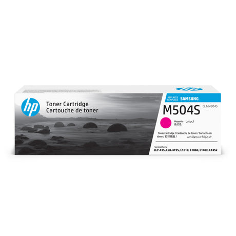 SAMSUNG Cartouche Laser Originale Magenta (1 800 pages)  - CLT-M504S - SU296A