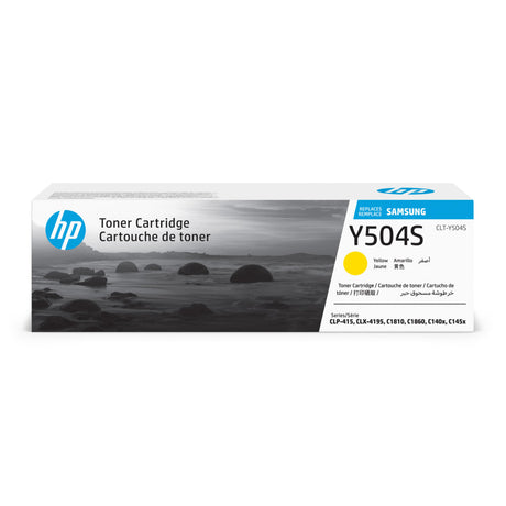 SAMSUNG Cartouche Laser Originale Jaune (1 800 pages)  - CLT-Y504S - SU506A