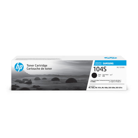 SAMSUNG Cartouche Laser Originale Noire (1 500 pages)  - MLT-D104S - SU750A