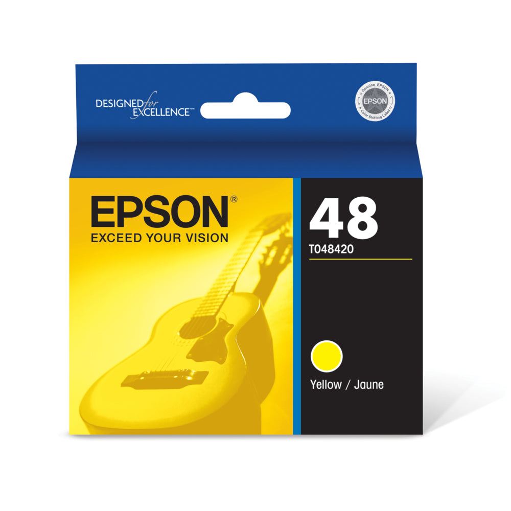 EPSON Cartouche Jet d'encre Originale Jaune (430 pages)  - T048 - T048420-S