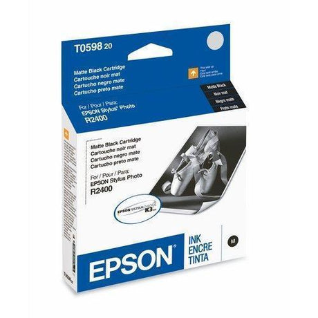 EPSON Cartouche Jet d'encre Originale Noire, mat (440 pages)  - T059 - T059820