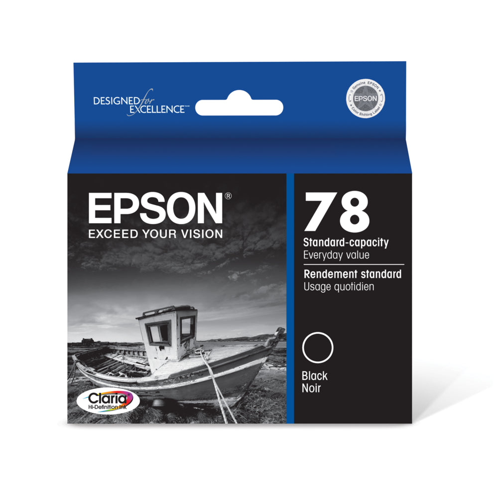 EPSON Cartouche Jet d'encre Originale Noire (300 pages)  - T078 - T078120-S