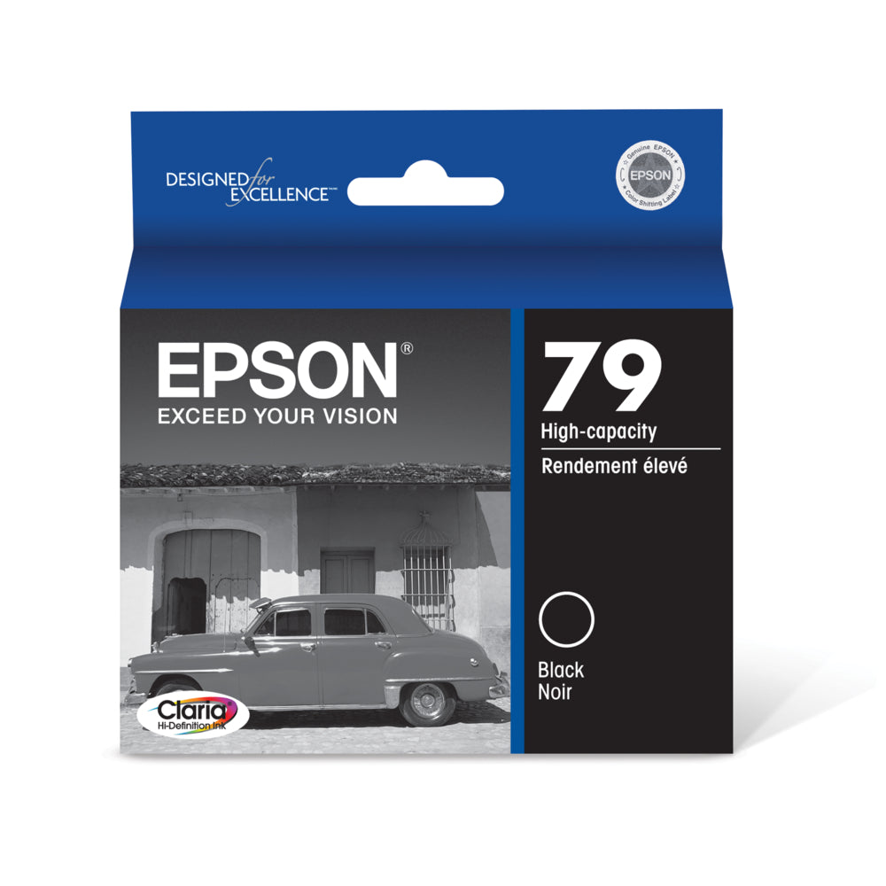 EPSON Cartouche Jet d'encre Originale Noire (470 pages)  - T079 - T079120