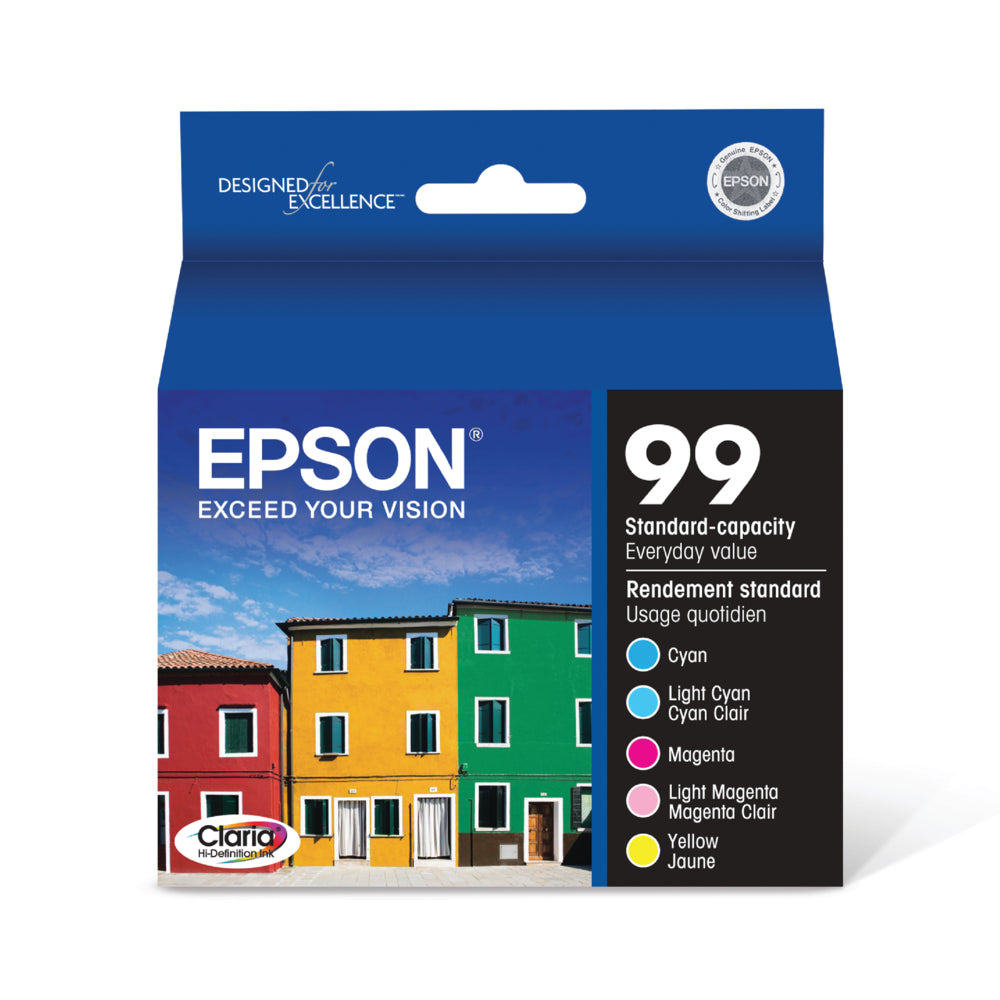 EPSON Cartouche Jet d'encre Originale Couleur (500 pages)  - T099 - T099920-S