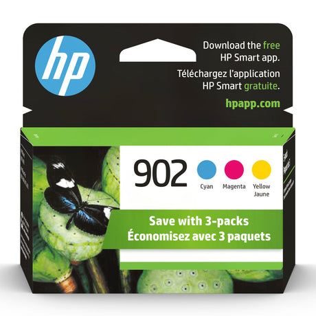 HP Cartouche Jet d'encre Originale CMY (315 pages)  - 902 - T0A38AN