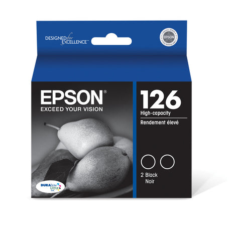 EPSON Cartouche Jet d'encre Originale Noire (1 480 pages)  - T126 - T126120-D2