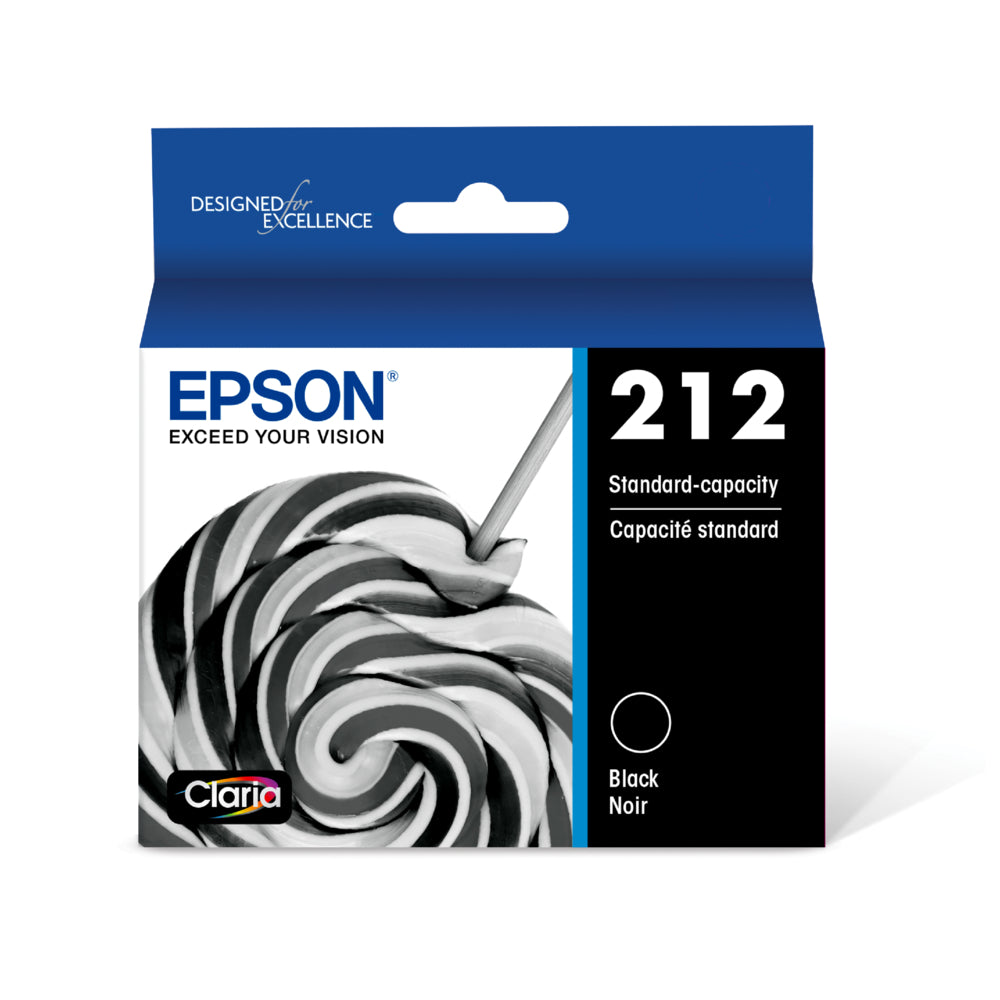 EPSON Cartouche Jet d'encre Originale Noire (150 pages)  - T212 - T212120-S