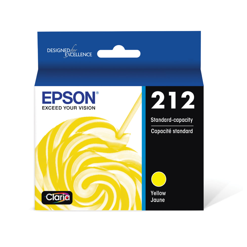 EPSON Cartouche Jet d'encre Originale Jaune (130 pages)  - T212 - T212420-S