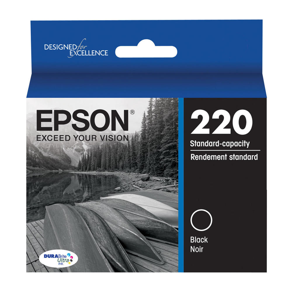 EPSON Cartouche Jet d'encre Originale Noire (175 pages)  - T220 - T220120-S