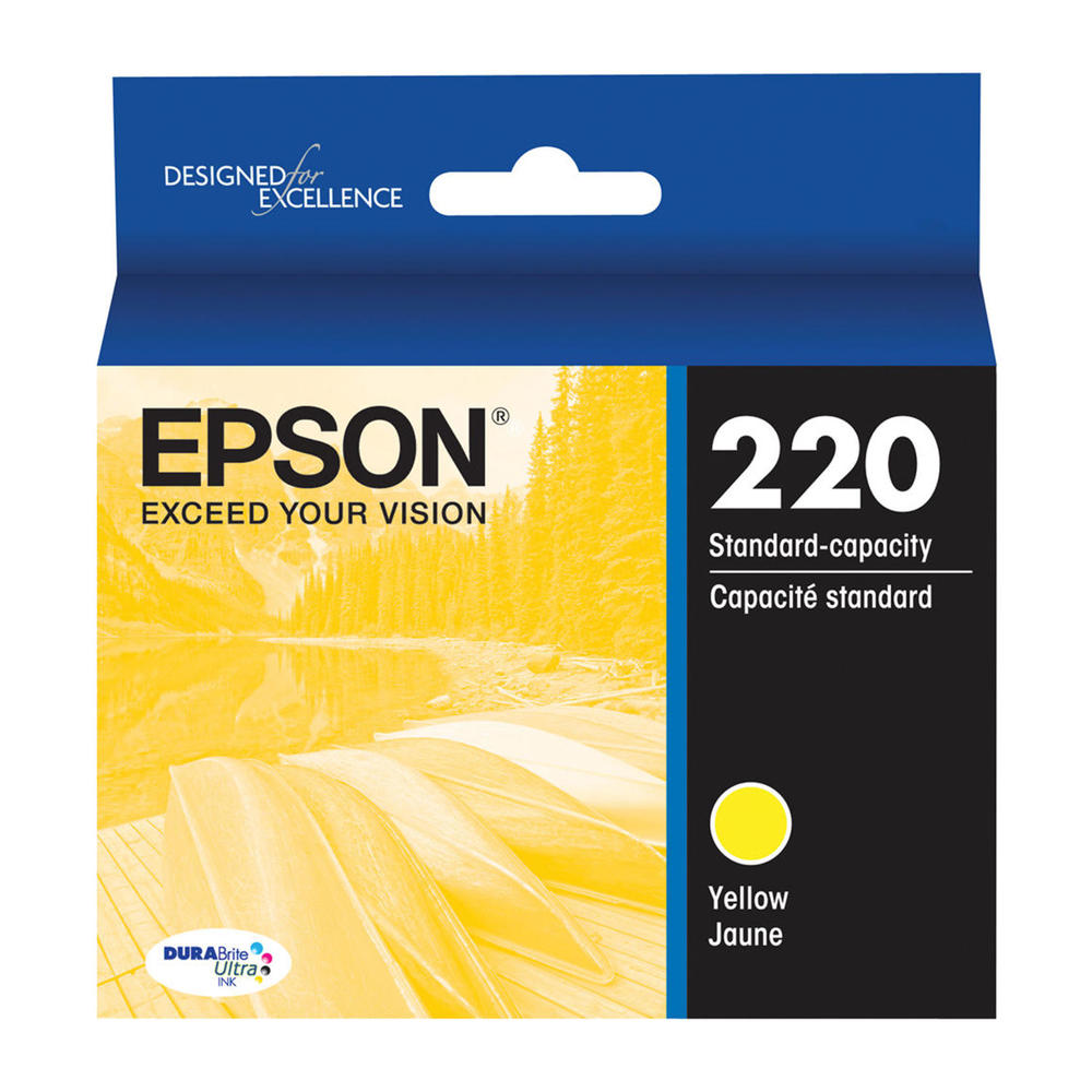 EPSON Cartouche Jet d'encre originale Jaune (165 pages)  - T220 - T220420-S