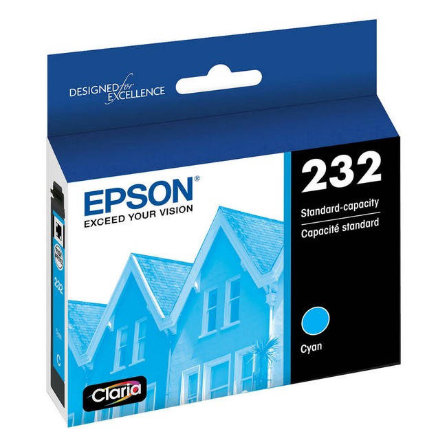 EPSON Cartouche Jet d'encre Originale Cyan (140 pages)  - T232 - T232220-S