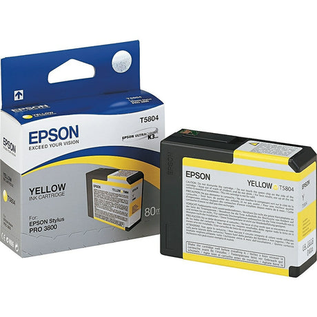 EPSON Cartouche Jet d'encre Originale Jaune (245 pages)  - T580 - T580400