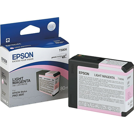 EPSON Cartouche Jet d'encre Originale Photo, magenta (245 pages)  - T580 - T580600