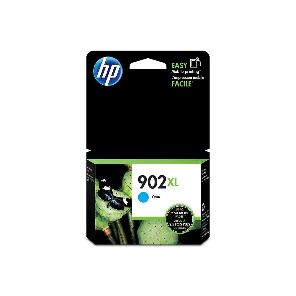 HP Cartouche Jet d'encre Originale Cyan (825 pages)  - 902XL - T6M02AN