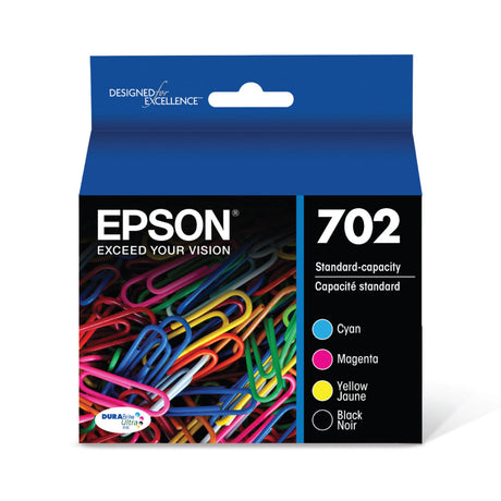 EPSON Cartouche Jet d'encre Originale CMYK (1 250 pages)  - T702 - T702120-BCS