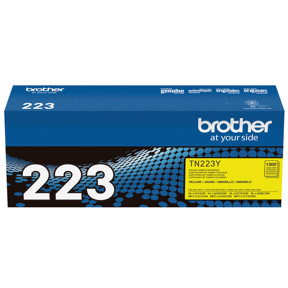 BROTHER Cartouche Laser Originale Jaune (1 300 pages) - TN223Y