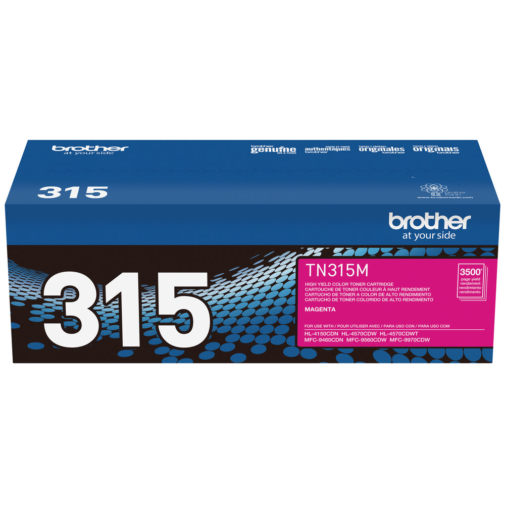 BROTHER Cartouche Laser Originale Magenta (3 500 pages) - TN315M