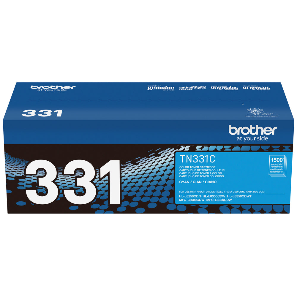 BROTHER Cartouche Laser Originale Cyan (1 500 pages) - TN331C