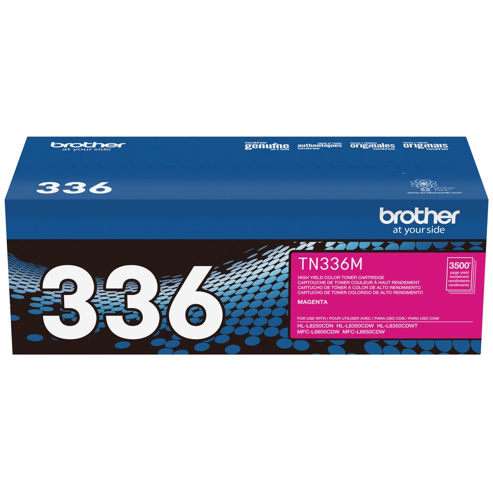 BROTHER Cartouche Laser Originale Magenta (3 500 pages) - TN336M