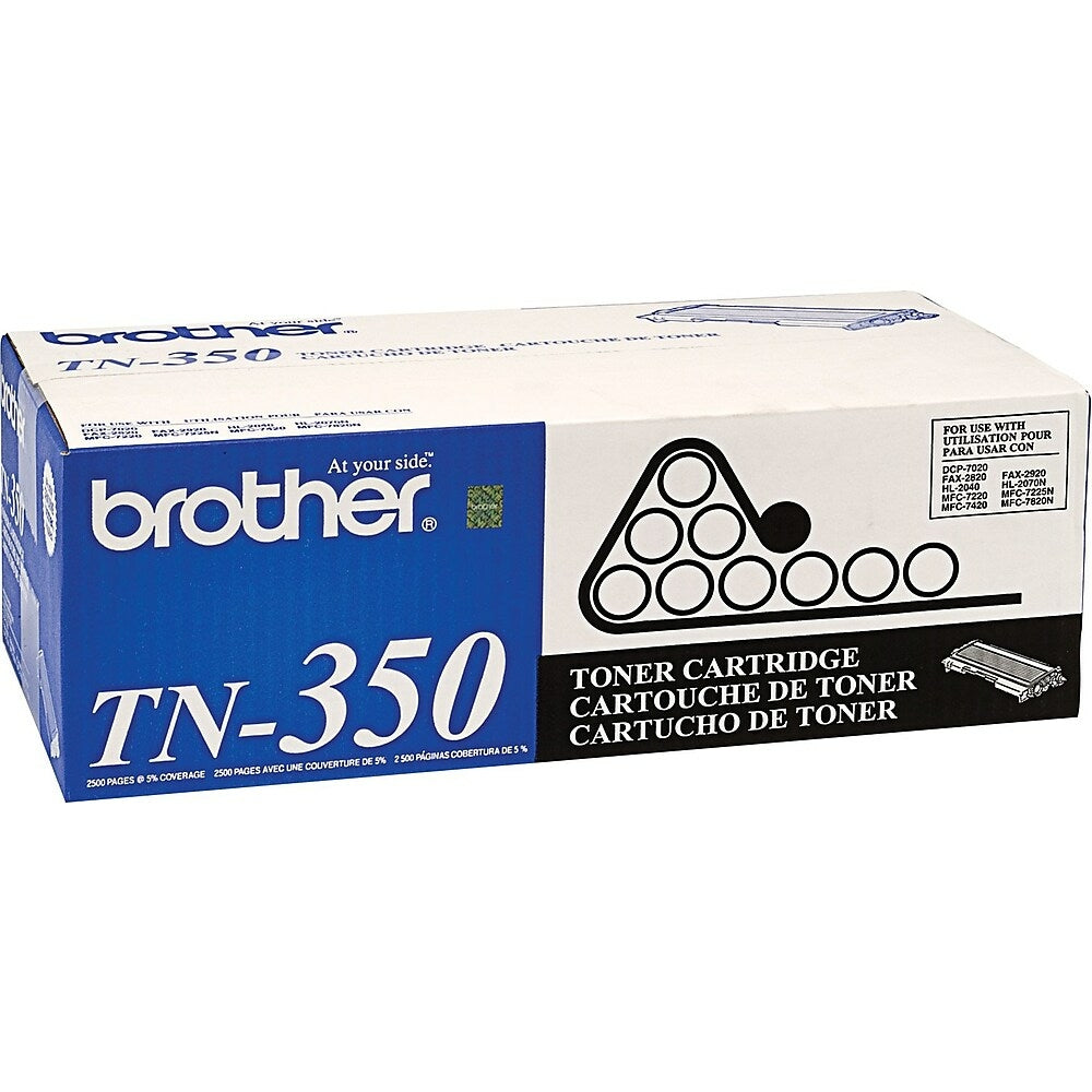 BROTHER Cartouche Laser Originale Noire (2 500 pages) - TN350