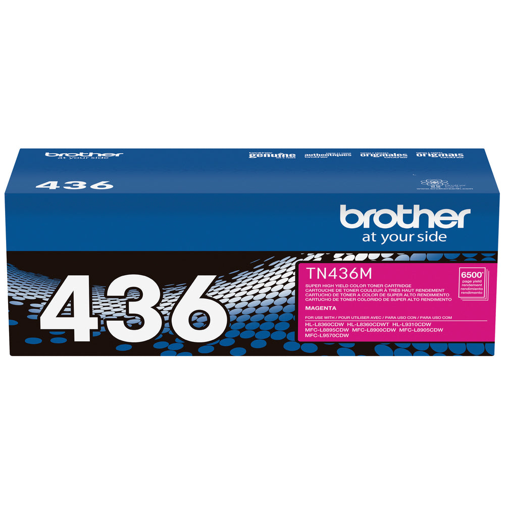 BROTHER Cartouche Laser Originale Magenta (6 500 pages) - TN436M