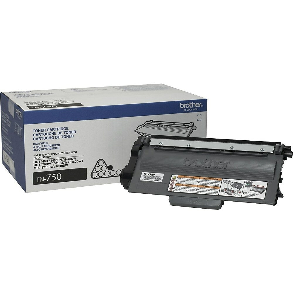 BROTHER Cartouche Laser Originale Noire (8 000 pages) - TN750