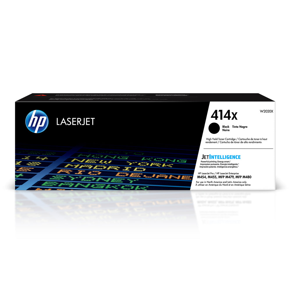 HP Cartouche Laser Originale Noire (7 500 pages)  - 414X - W2020X